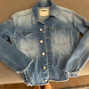 L’agence janelle denim jacket size xs. Great condition